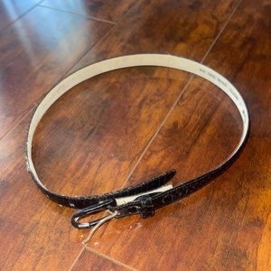 Vintage Genuine Snake Skin Belt